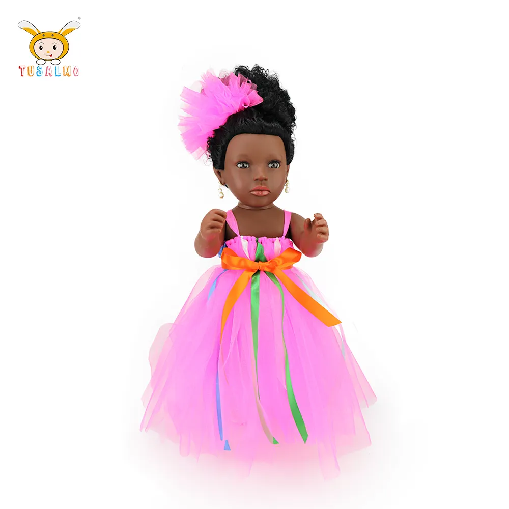 Kids toys china manufacturer silicone beautiful girl 45cm cute baby doll