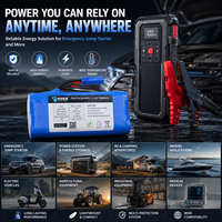 Batería de polímero de litio de alta tasa de descarga 40C S1P de 14.8V 2000mAh 2500mAh 3000mAh 4000mAh para arranque de emergencia de coche