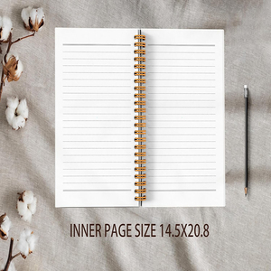 Cuaderno Espiral de Terapia Diario Colorido Forrado Tapa Dura Cuaderno Espiral Habla Lenguaje Patólogo Regalos Regalo de Terapia del Habla - Product Image 3
