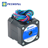 Motor Stepper Primopal Baru Nema 17 2 Warna Hitam 2 Fase Model 42BYGH48 untuk Printer 3D