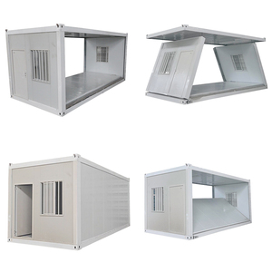 Prefab mở rộng gấp nhà nhanh chóng bê tông phẳng gói gấp ra lưu trữ container nhà có thể gập lại đơn vị di động văn phòng nhà - Product Image 3