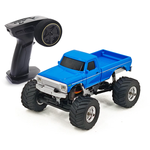 Coche de Carreras RC Eléctrico 4x4 a Escala 1:64, Vehículo Todoterreno con Sistema de Luces, Control Remoto, Modelo RTR, Juguete para Niños y Adultos - Product Image 1