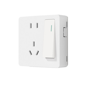 Q5 ปลั๊กสวิตช์ติดผนังขนาดเล็ก 10A 220-250V ตัวนำทองแดง ฉนวนกันไฟลาม สำหรับใช้ในครัวเรือน - Product Image 2