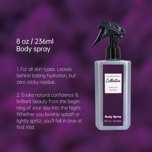 Spray corporel BBC pour hommes et femmes, spray corporel 236 ml, splash corporel en gros, collection de bain, spray corporel <span class=keywords><strong>ultra</strong></span> <span class=keywords><strong>violet</strong></span> 238 ml - Product Image 2