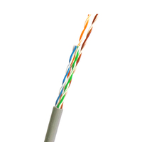 Cable de Red para Interiores/Exteriores Cat5e UTP FTP SFTP, Cable Ethernet con Doble Revestimiento de PVC/LSZH/PE, Cable LAN que Pasa la Prueba de Transmisión de Alta Velocidad