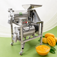 Industriële fruitpulpermachine voor mango, perzik, tomaat, extractie van hele fruitpulp, schil- en zaadseparatie-apparatuur 230V