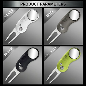 Dericsson New Metal Foldable <b>Golf</b> Divot Tool with Ball Marker Custom Logo Available - Product Image 4