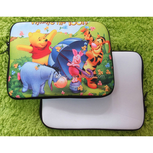 Funda para portátil con logotipo personalizado, impresión por sublimación en color, funda acolchada de neopreno para ordenador con asas, fundas para portátil en blanco - Product Image 1