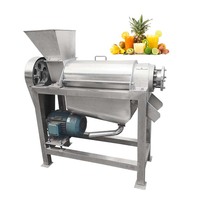 Presse-agrumes automatique à vis pour ananas, citron, orange, pamplemousse, gingembre, pomme et fruits – Machine à jus et à pulpe
