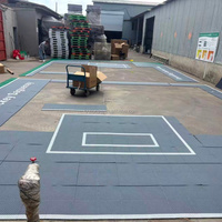 Dalles de sol en plastique emboîtables en PP durables pour les sports de plein air