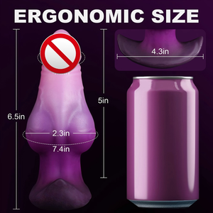 Tapón Anal <span class=keywords><strong>Grande</strong></span> de Silicona Suave, Impermeable, Grueso, con Nudo, Dildo Anal con Base en T, Rosa, Gigante, para Entrenamiento de Próstata, 300g, Juguetes para Adultos - Product Image 2
