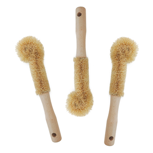 Brosse <span class=keywords><strong>en</strong></span> fibre de coco <span class=keywords><strong>avec</strong></span> manche <span class=keywords><strong>en</strong></span> bois et long manche pour nettoyer les verres - Product Image 6
