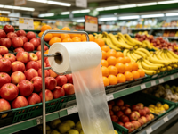BPI-gecertificeerde composteerbare zakken voor verse producten, biologisch afbreekbare zakken voor fruit en groenten voor supermarkten en voedselverpakkingen