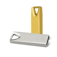 Nouvelle clé USB 2.0 mini en métal, vente en gros, logo personnalisé, 8 Go-64 Go, garantie 3 ans