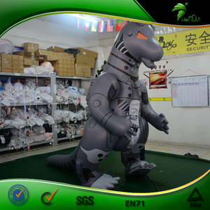 Costume gonflable de Dragon et de dinosaure, 2 pièces, jouets, imperméable, de dessin animé mobile pour événement - Product Image 4