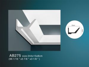 บัวบัวตกแต่งผนังสำหรับตกแต่งภายในสไตล์ยุโรป - Product Image 2