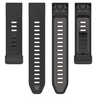 Bracelet de montre sport en silicone à fermeture magnétique bicolore à changement rapide de 22 mm pour Garmin Fenix 5 Plus 6 Pro 7 Pro Solar 8 E