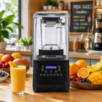 Lohas Commerciële Smoothie Blender, Heavy Duty Elektrische Hoge Snelheid Professioneel Keukenapparaat Restaurant Café Bevroren Fruit