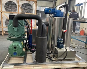 Haiyue làm mát bằng nước 3 tấn nước muối <span class=keywords><strong>Flake</strong></span> máy nước đá sus316 lót công nghệ cao nước biển <span class=keywords><strong>Flake</strong></span> máy nước đá cho câu cá - Product Image 6