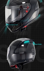 Casque de vélo Qike ABS pour homme et femme, élégant, pour scooter électrique, quatre saisons, type Knight, pour moto intégrale - Product Image 6
