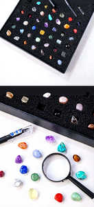 Kit de Muestras de Minerales Naturales al por Mayor, Caja de Regalo con Piedras en Bruto, Hecho a Mano, 43 Tipos, <span class=keywords><strong>para</strong></span> Educación, Meditación y Espiritualidad - Product Image 5