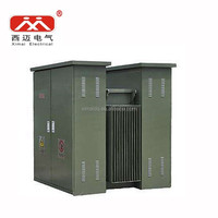 Transformador de Distribución Trifásico Sumergido en Aceite, Montado en Plataforma, Reductor de Voltaje, Salida 415V, Transformador de Potencia para Exteriores Resistente al Agua