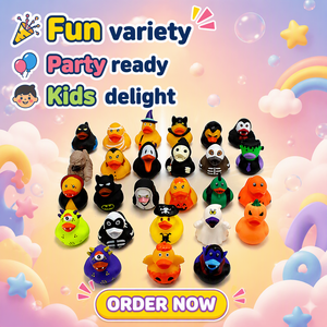Pato de Goma de 2 Pulgadas, Juguete Sensorial Antiestrés, Flotante en Agua, con Logotipo Personalizado, para Niños de 0 a 3 Años, Recuerdo de Fiesta, Venta al Por Mayor - Product Image 2