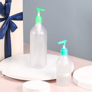 Heypack directo de fábrica al por mayor personalizado Hogar y cuidado del cuerpo 500ml oro plata 28 410 botella de bomba de plástico - Product Image 4