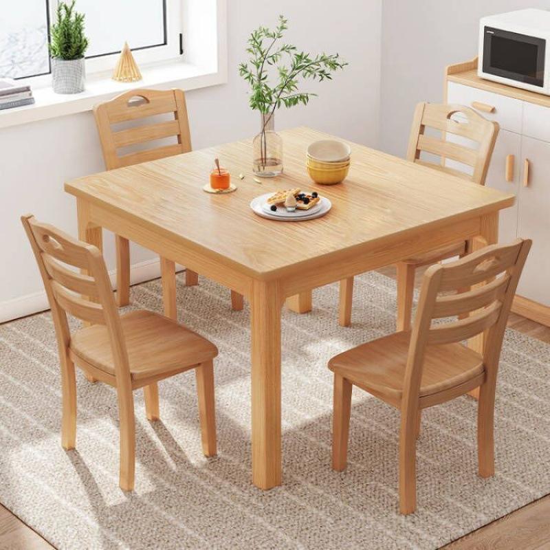 Ensemble Table à Manger Avec 4 Chaises - TKOPY - Table De Cuisine