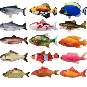 Nuevo Juguete Interactivo Ecológico y Moderno para Gatos, Peluche de Pez con USB, Relleno de Hierba Gatera, Divertido Juguete Móvil para Mascotas - Product Image 1