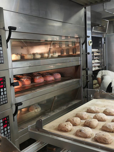 Four à <span class=keywords><strong>pizza</strong></span>/pâtisserie double niveau pour comptoir avec deux chambres indépendantes - 3200W, fours à <span class=keywords><strong>pizza</strong></span> au bois à vendre - Product Image 2