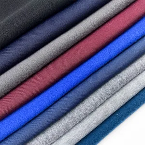 WHOLESALE CHEAP FRENCH TERRY BRUSHED FLEECE TEXTILE POLYESTER WITHOUT SPANDEX FABRICS TELAS FOR MAN HOODIES