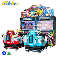 Machine de jeu de course automobile pour 2 joueurs, simulateur de mouvement Speedster transformable, pour parc d'attractions intérieur et salle de jeux