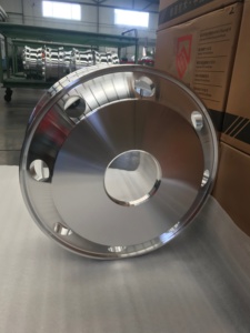 19,5x6,75 rueda de aleación de aluminio blanco necesita ser procesado otra vez - Product Image 4