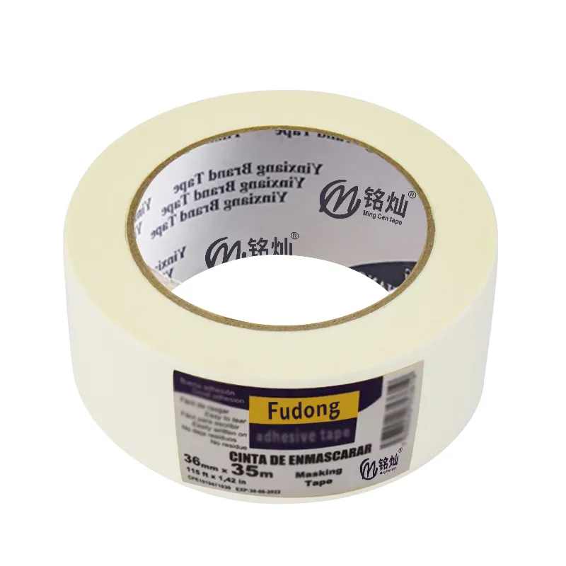ホワイトペインターマスキングテープシンタ1.5インチ自動車用クレープ紙マスキングテープ塗装用ラベリングDiyクラフト装飾