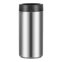 Gobelet isotherme réutilisable en acier inoxydable de 16 oz avec refroidisseurs de vin et de cola intégrés, bouteille d'eau sous vide, chic et élégante