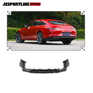 Panneau de dessous de diffuseur arrière en Fiber de carbone pour Mercedes Benz <span class=keywords><strong>AMG</strong></span> <span class=keywords><strong>GT</strong></span> X290 2019 - Product Image 1