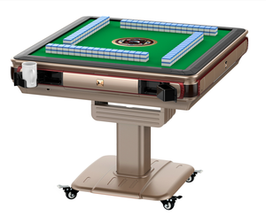 Mesa de <span class=keywords><strong>Mahjong</strong></span> automática, mesa plegable de Metal, con ruedas, silenciosa - Product Image 6