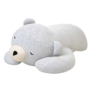 도매 큰 북극곰 봉제 장난감 슈퍼 부드러운 잠자는 베개 화이트 테디 베어 가격 곰 화이트 크리스마스 장식 개 모양
