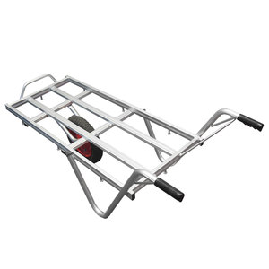 Gerobak Dorong Platform TC2404, Troli Platform Tangan Berbahan Aluminium dengan Ban Pneumatik 13 x 3 inci - Product Image 4