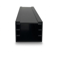 Goulotte carrée en PVC, directement de l'usine, noire, isolée, ignifuge, pour câblage, canalisation de fils en plastique, tailles personnalisées disponibles