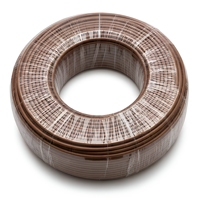 AF-250 600V Kabel Tembaga Berlapis Perak Berinsulasi PTFE Tahan Suhu Tinggi (-65 hingga +250) Kelas Aerospace 100m