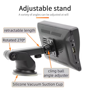 2024 New designtouch Màn hình 7 inch xách tay PND không dây hiển thị xe Đài phát thanh xe màn hình với không dây Carplay và Android tự động - Product Image 6