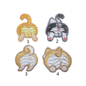 Adesivi <span class=keywords><strong>da</strong></span> ricamo decorativi creativi all'ingrosso personalizzati Corgi cani <span class=keywords><strong>gatti</strong></span> - Product Image 2