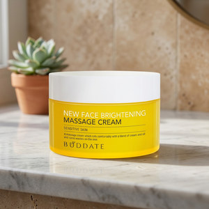 Crema Corporal Orgánica con Vitamina C BUDDATE, Limpieza Profunda, Blanqueadora, Aclarante, Elimina Puntos Negros, Limpiador de Poros, Sin Aceite, Masaje con Aire - Product Image 4