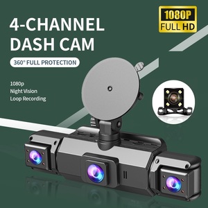 Caméra embarquée HD 4 canaux W5 en promotion avec vision nocturne infrarouge, connexion Wi-Fi mobile et surveillance de stationnement 24h/24, enregistreur vidéo de voiture - Product Image 3