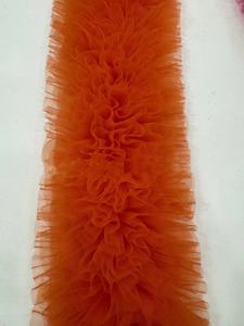 Zsy 13 cm xếp li Ruffle Ren 3D GẤP LƯỚI vải tuyn ren tự làm búp bê váy bé váy sưng húp quần áo may chất liệu - Product Image 5