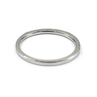 Prix d'usine Hong Kong – Ensemble de bijoux fins classiques en or blanc massif 18 carats avec diamants véritables pour couple, alliance de mariage, fête, anniversaire