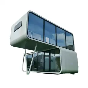 Garden Useful Meeting Pod Office Container House Best Quality Prefab House Assembled Apple Cabin With Aluminum Plate