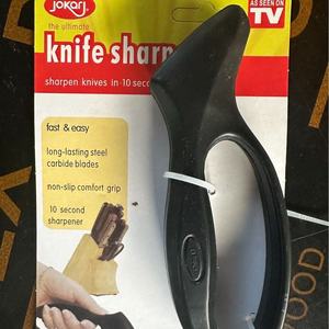 Aiguiseur de couteaux portable à tête unique, gadget de cuisine, outil d'affûtage rapide et facile - Product Image 1